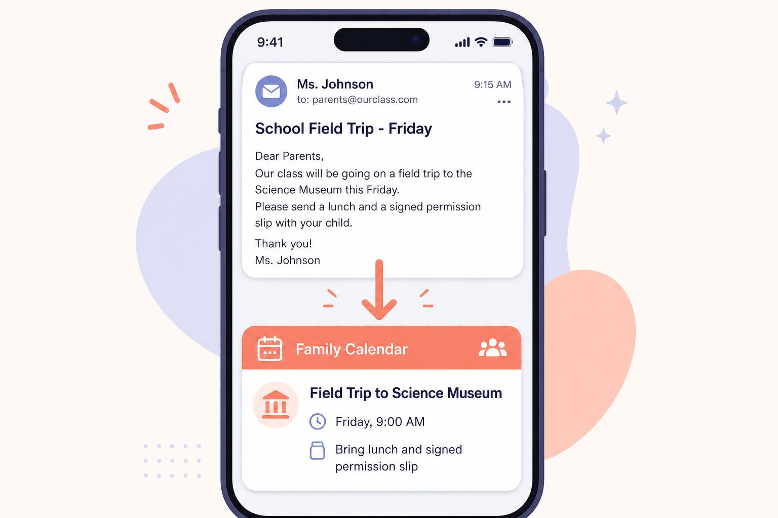 Turning School Emails into Calendar Events (Without the Copy-Paste)